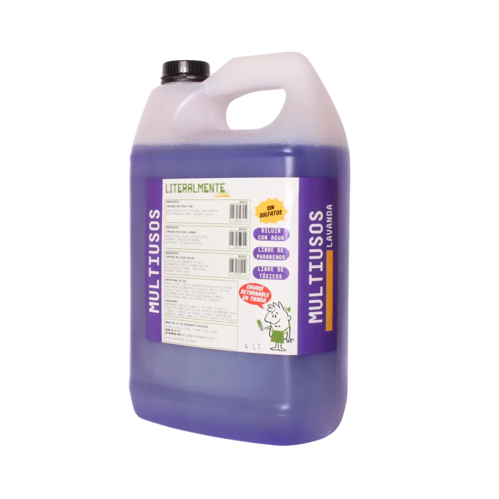 Limpiador Multiusos Biodegradable 4L - Lavanda