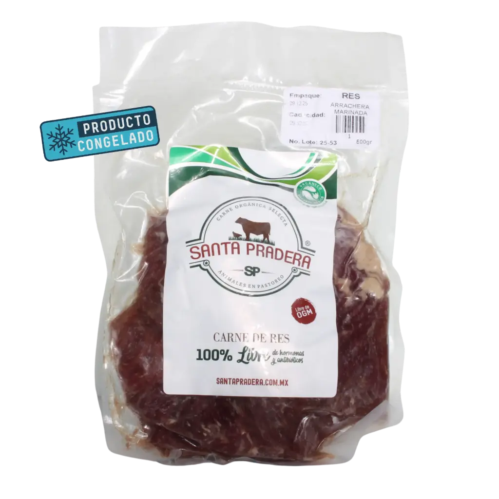 Arrachera Marinada Res 500gr - Santa Pradera