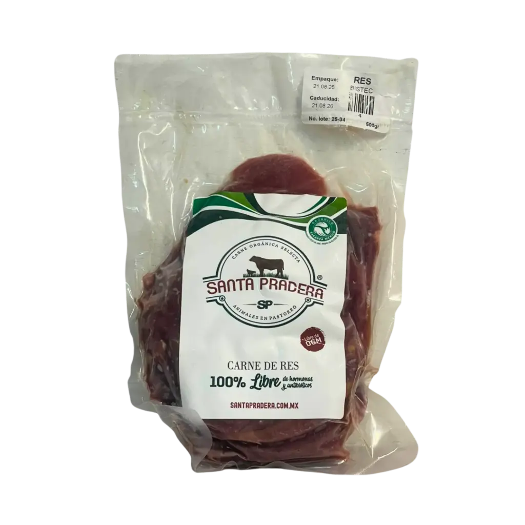 Bistec Res Libre Pastoreo 500gr Congelado - Santa Pradera