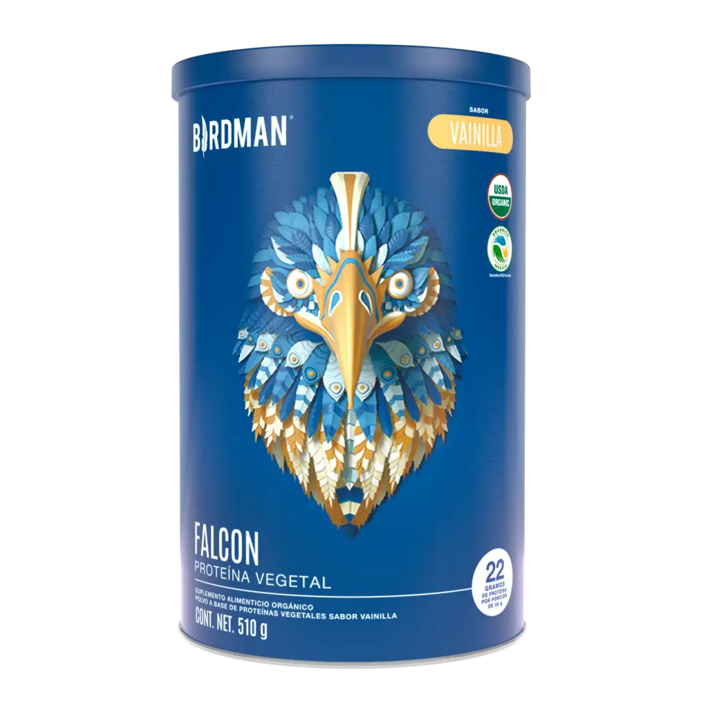 Birdman Falcon Proteína Vegana Vainilla 510gr - 17 Servicios