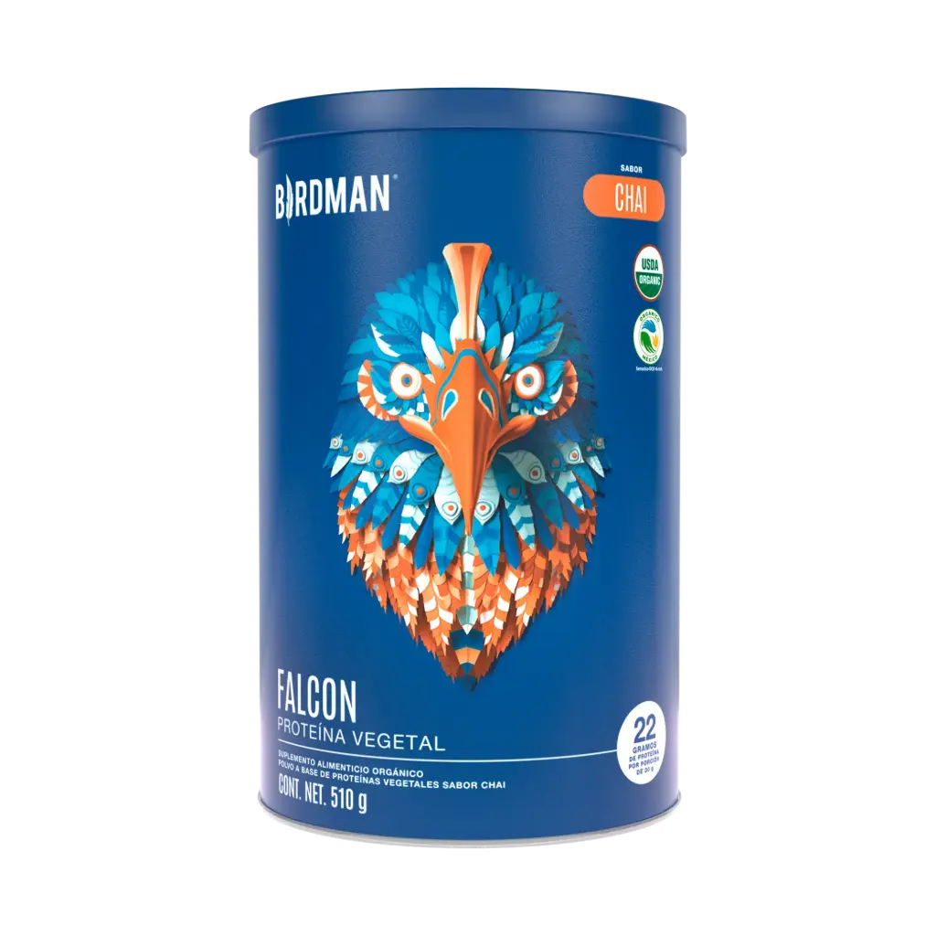 [7500326818264] Birdman Falcon Proteína Vegana Chai 510gr - 17 Servicios