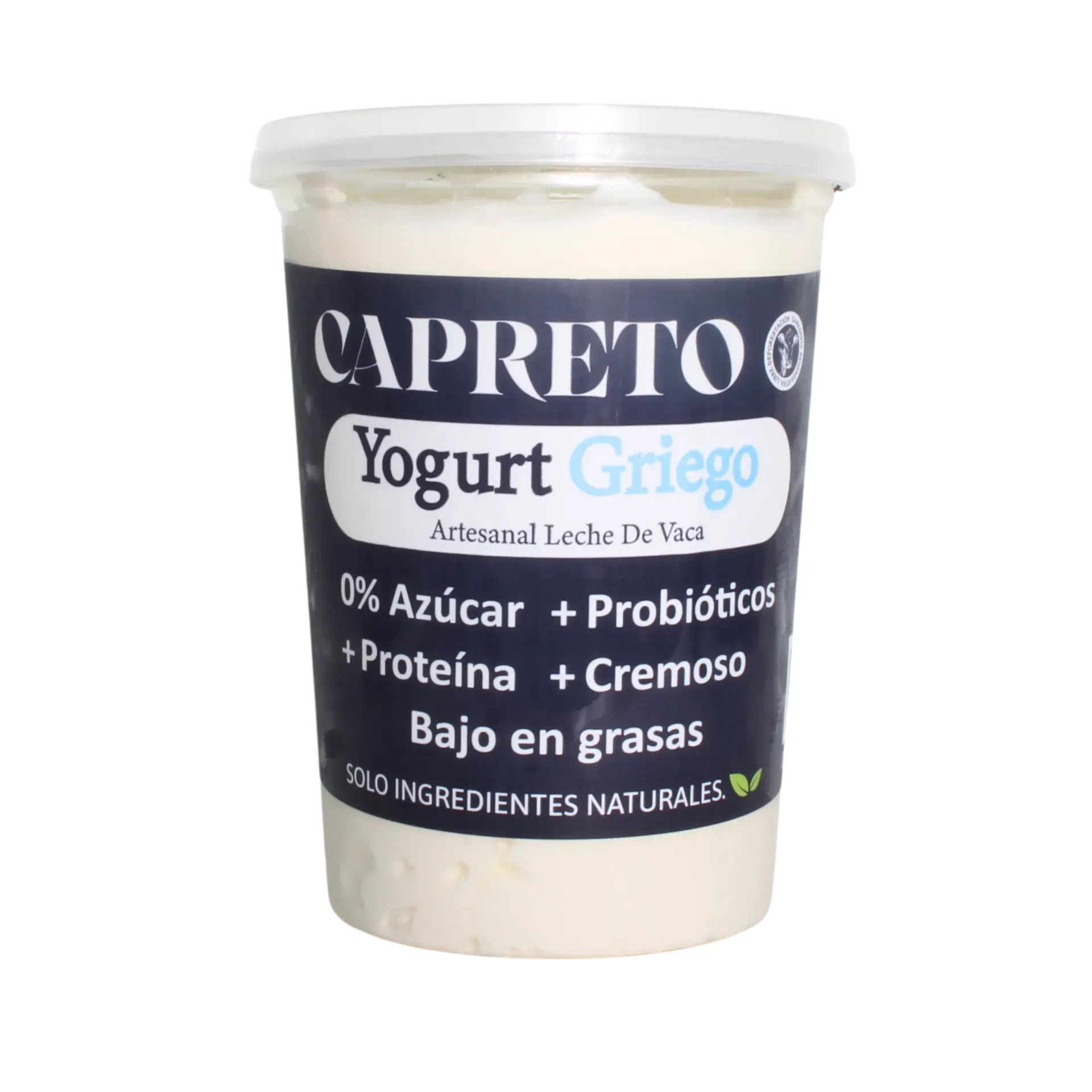 Yogurt Griego Natural Artesanal 980gr Vaca