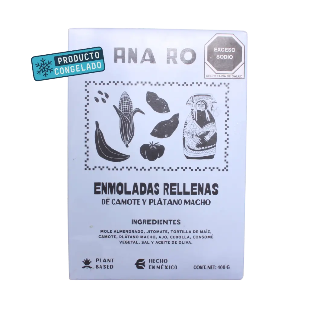 Enmoladas Camote 400gr - Ana Ro - Lista para comer