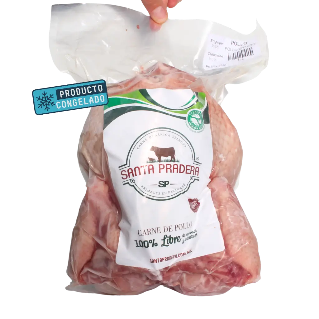 Pollo Entero Libre Pastoreo 1.4 Kilo aprox  - Santa Pradera