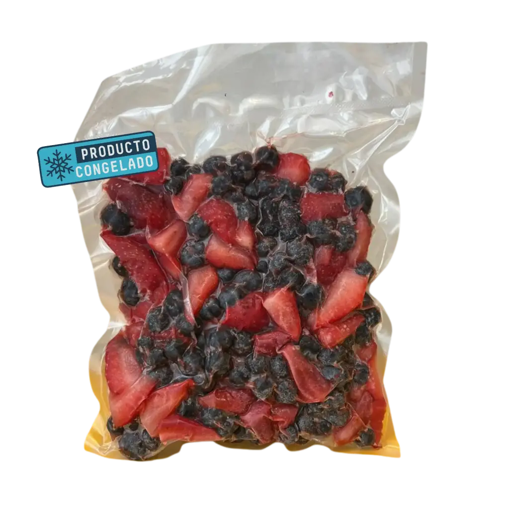 Mix Fresa y Mora Azul Agroecológica Congelada Paq 450gr