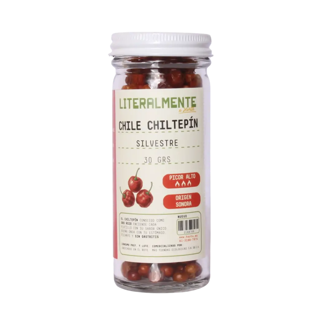 Chile Chiltepin - Frasco 30gr 