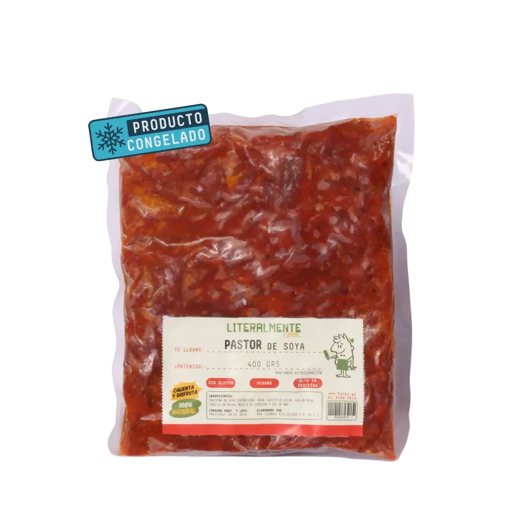 Trompo al Pastor de Soya Literalmente 400gr