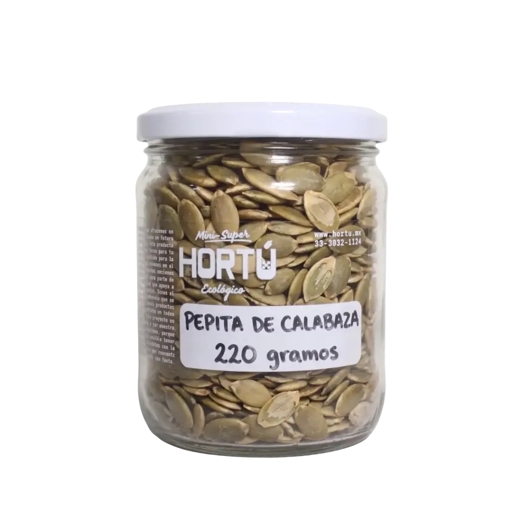 Pepita Verde Calabaza Criolla - Frasco 220gr