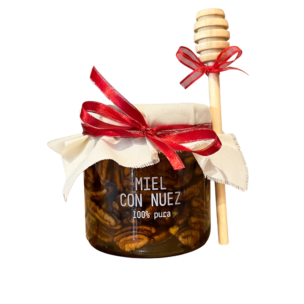 Bote Navideño - Miel con Nuez 380gr