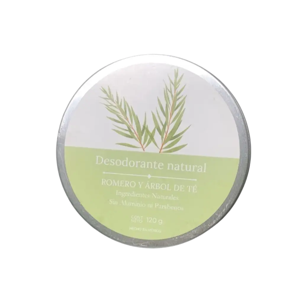 Desodorante Natural - Romero y Tea Tree 120gr