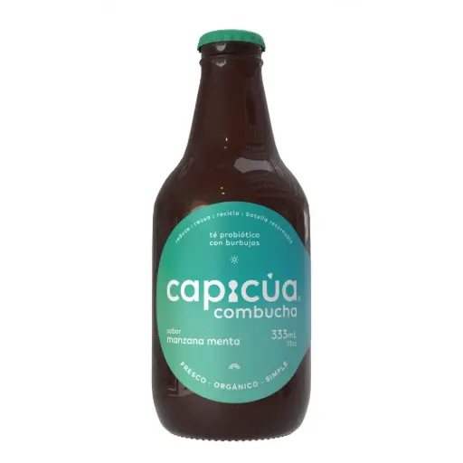 [7500464469908] Kombucha Menta Manzana - Capicua 333ml