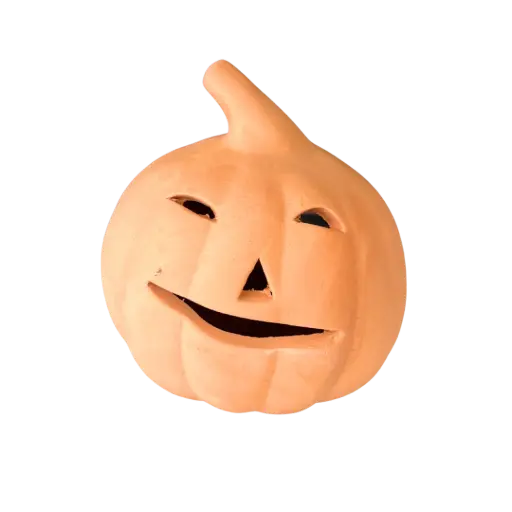 [21681427] Calabaza de Barro para Vela