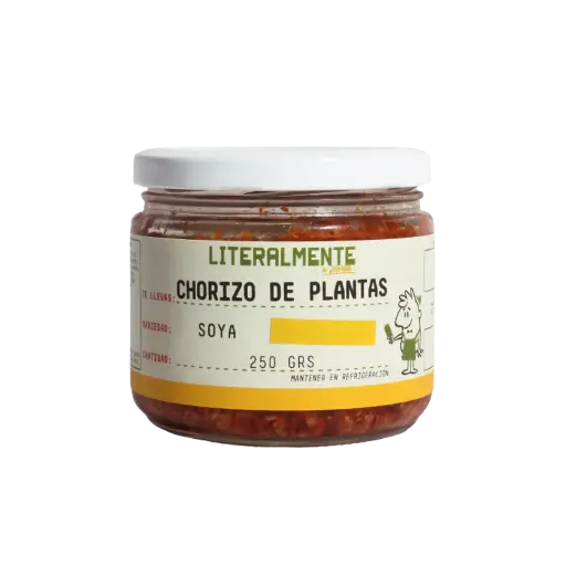 [2168684] Chorizo Vegano de Soya 250gr - Frasco