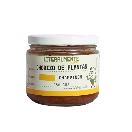 [2168872] Chorizo Vegano Champiñon - Frasco 250gr