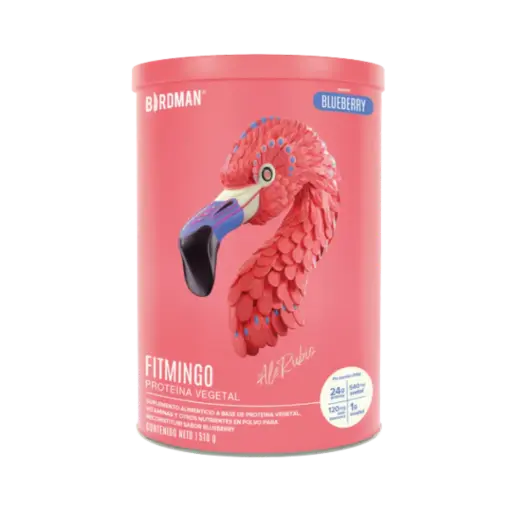[7503037273360] Birdman Fitmingo Proteina Blueberry 510gr - 15 Servicios