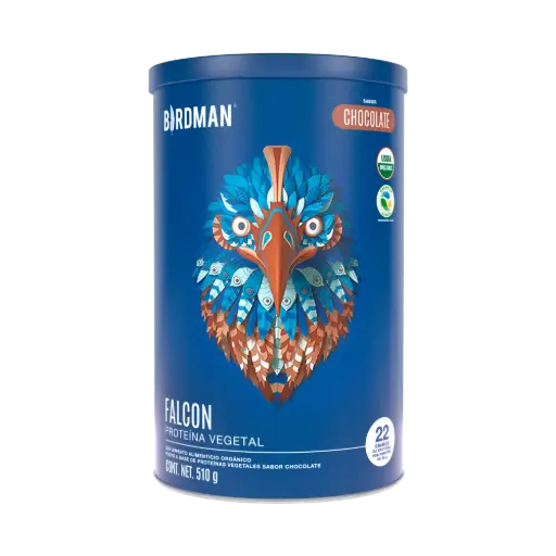 [7500326818202] Birdman Falcon Proteína Vegana Chocolate 510gr - 17 Servicios