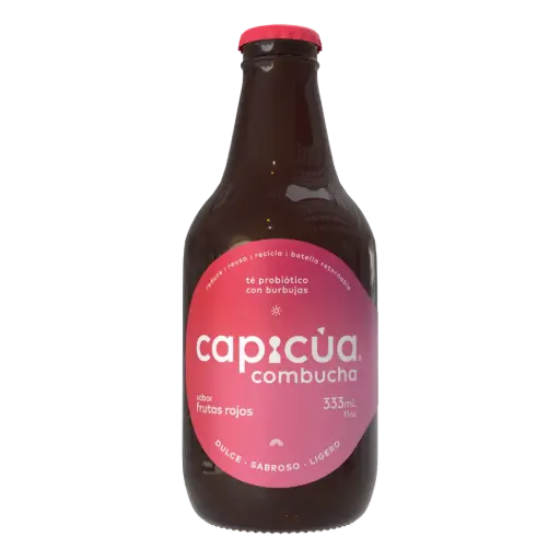 [7500464469915] Kombucha Frutos Rojos - 333ml Capicúa 